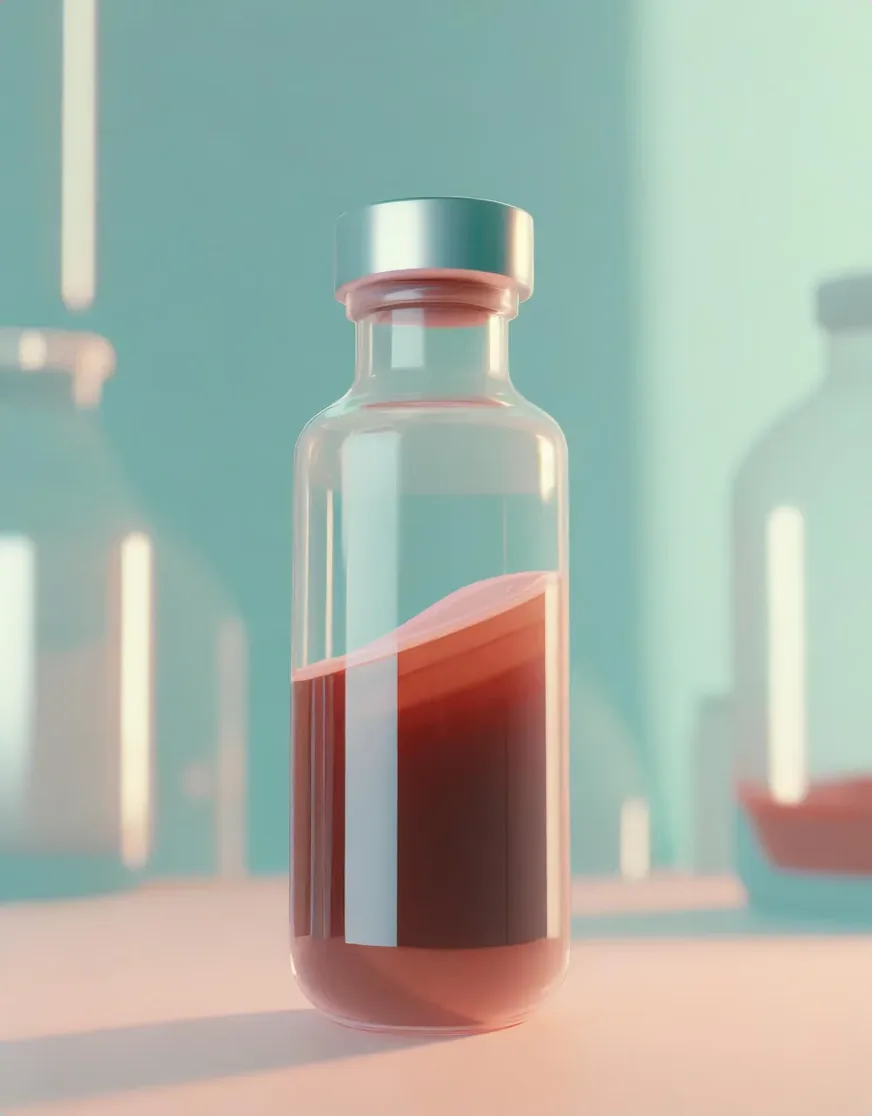 Illustration d'un flacon de laboratoire