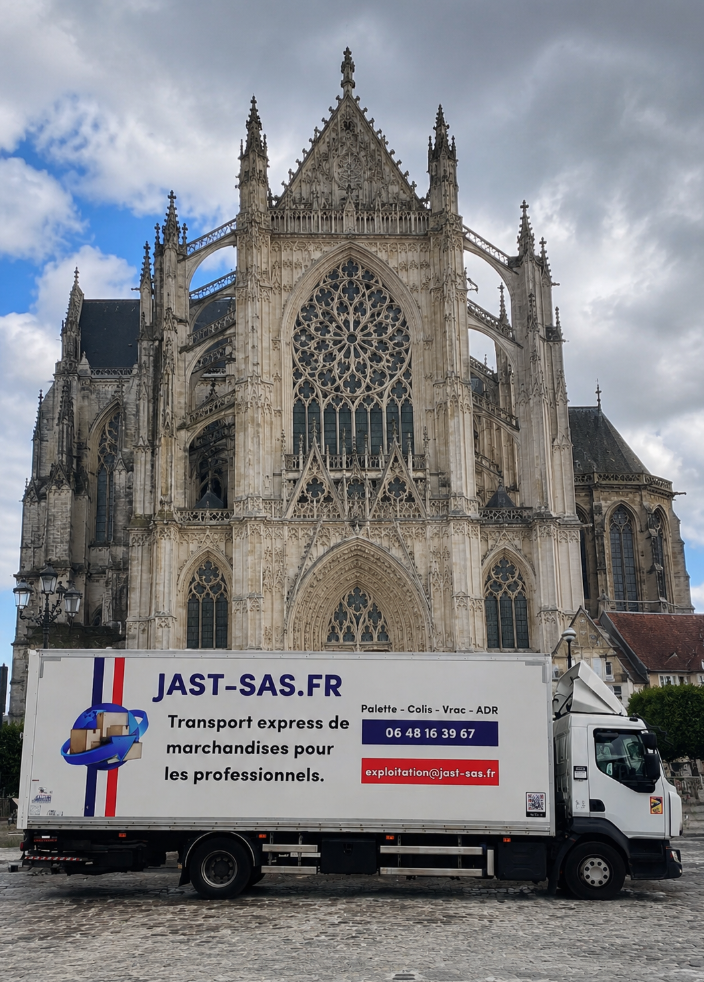 Porteur JAST à Amiens — transporteur Somme depuis Beauvais